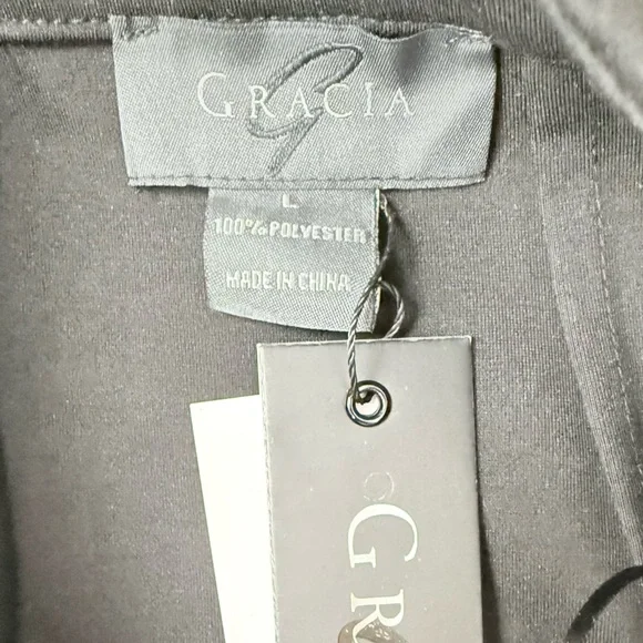 Gracia Black Lace Pencil Midi Skirt NWT - Picture 7 of 9